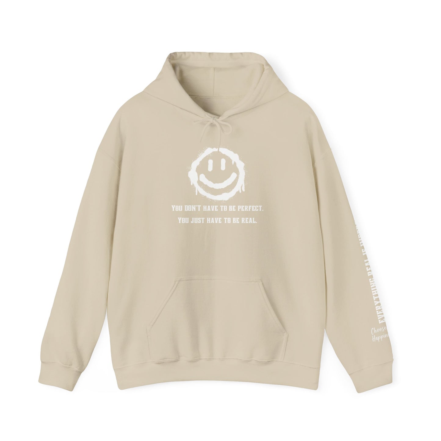 Perfect Imperfection smiley face Hoodie