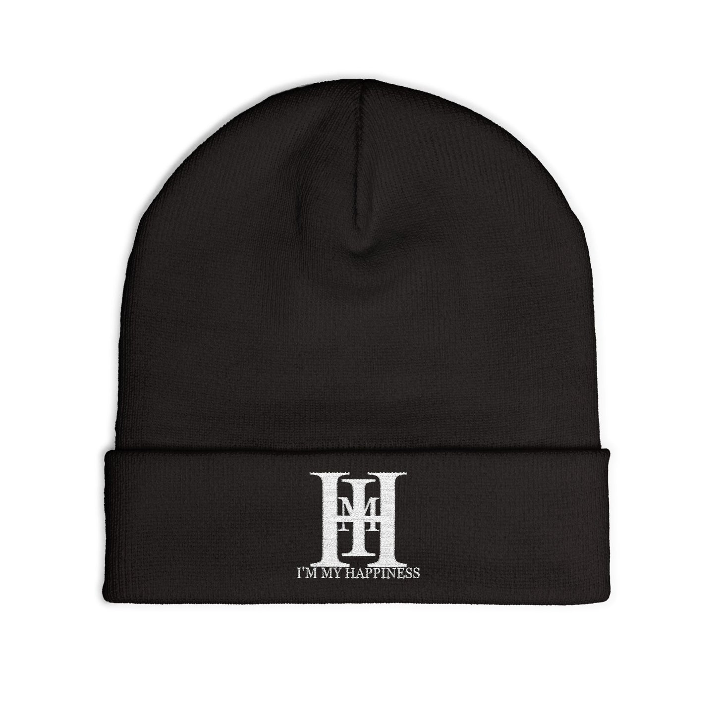 I’M MY HAPPINESS knit beanie. Daily armor edition