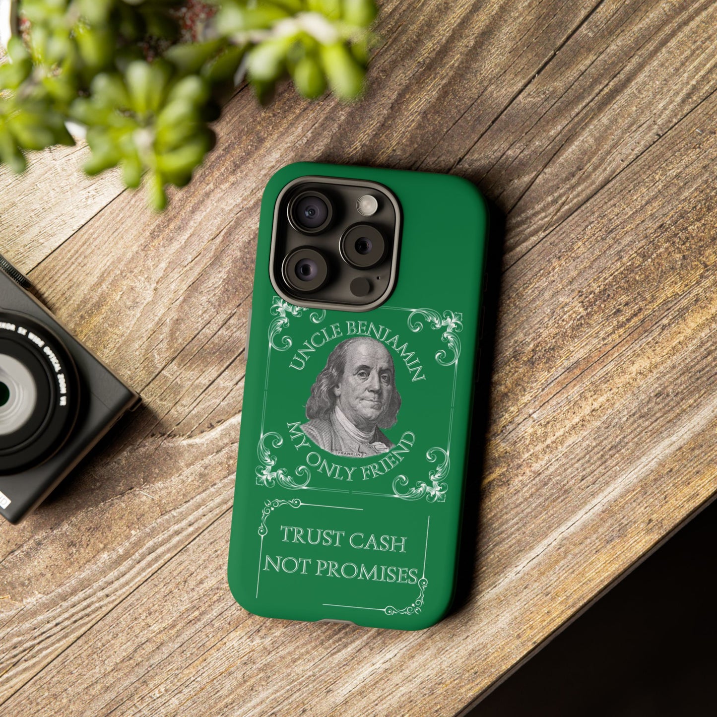 Uncle Benjamin Cash -Themed Phone Case | Tough Cases for Money Lovers.