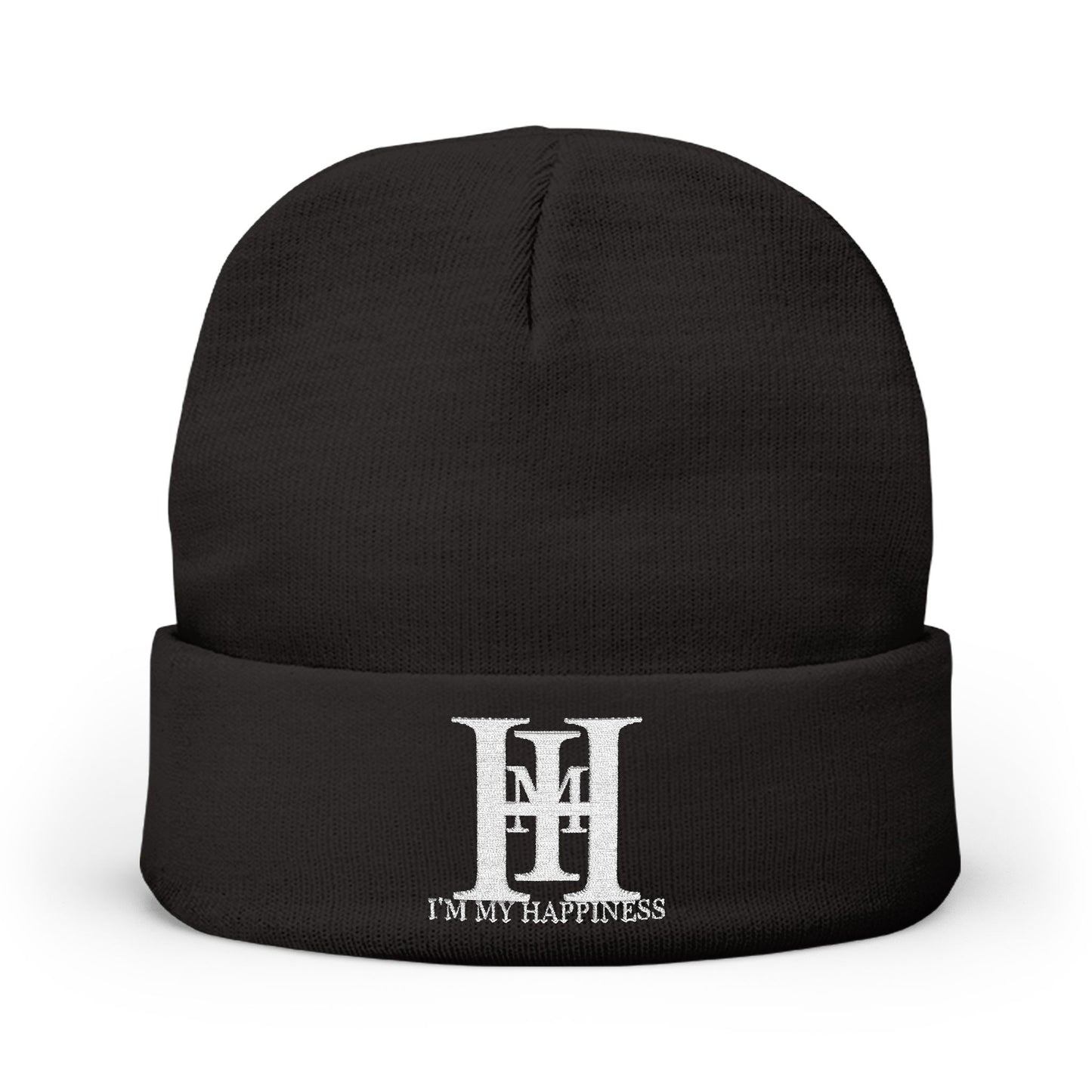 I’M MY HAPPINESS knit beanie. Daily armor edition
