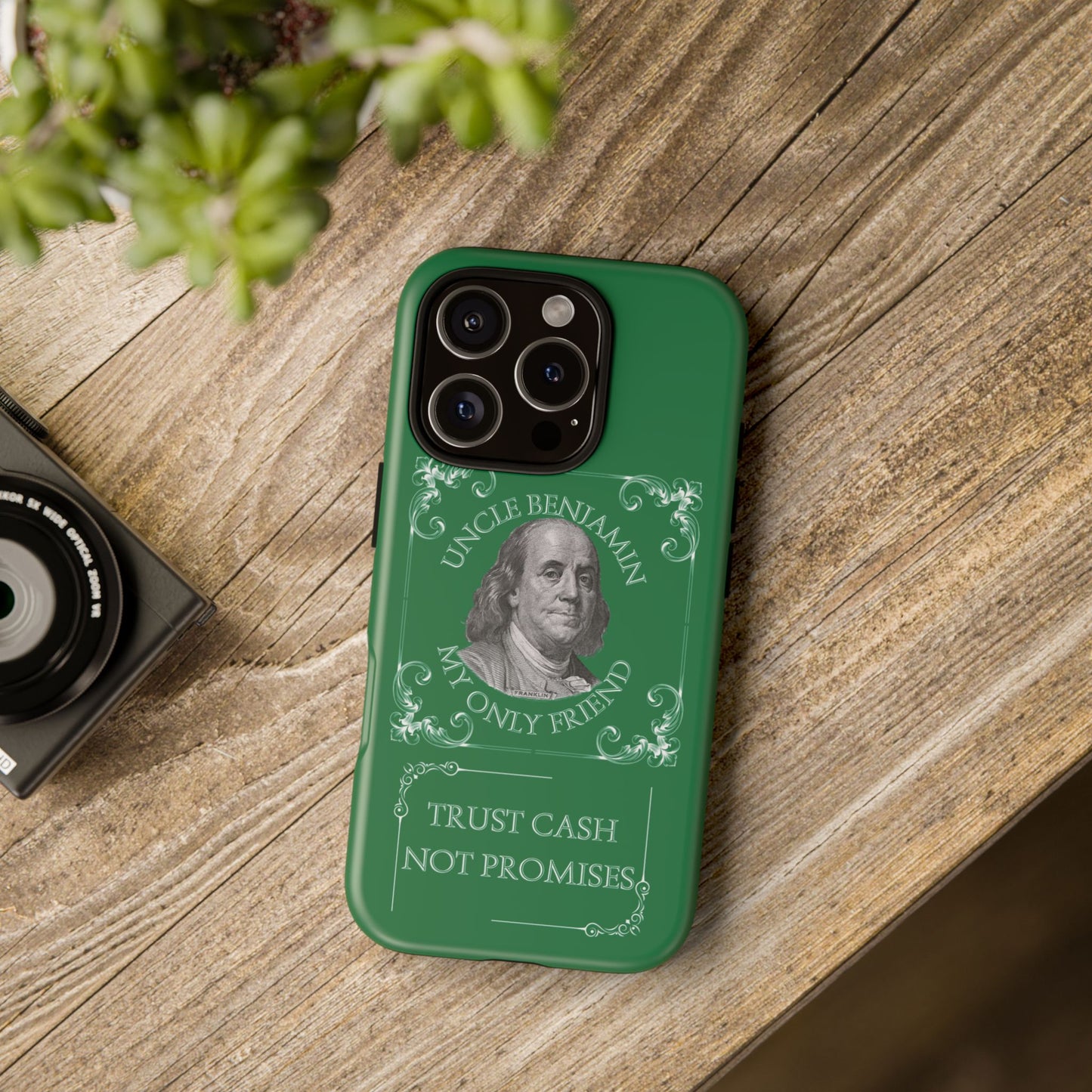Uncle Benjamin Cash -Themed Phone Case | Tough Cases for Money Lovers.