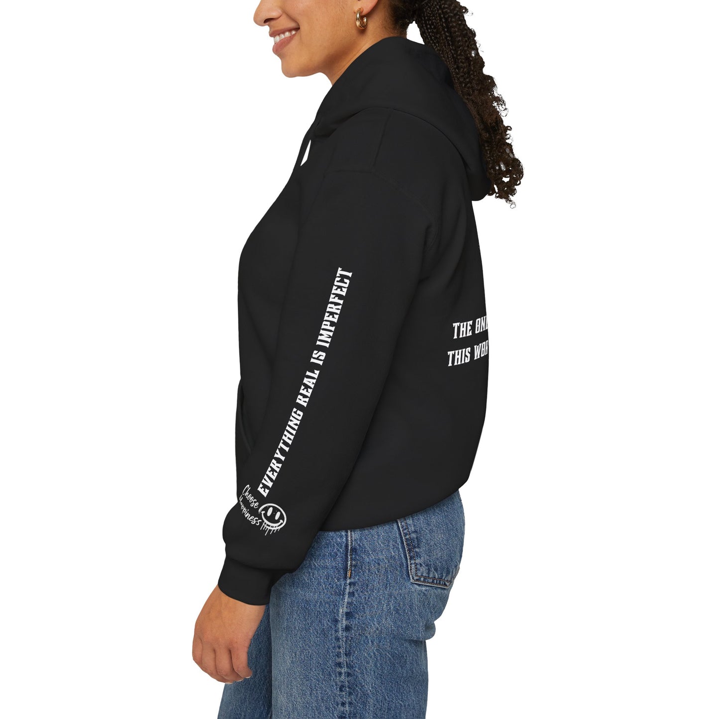 Perfect Imperfection smiley face Hoodie