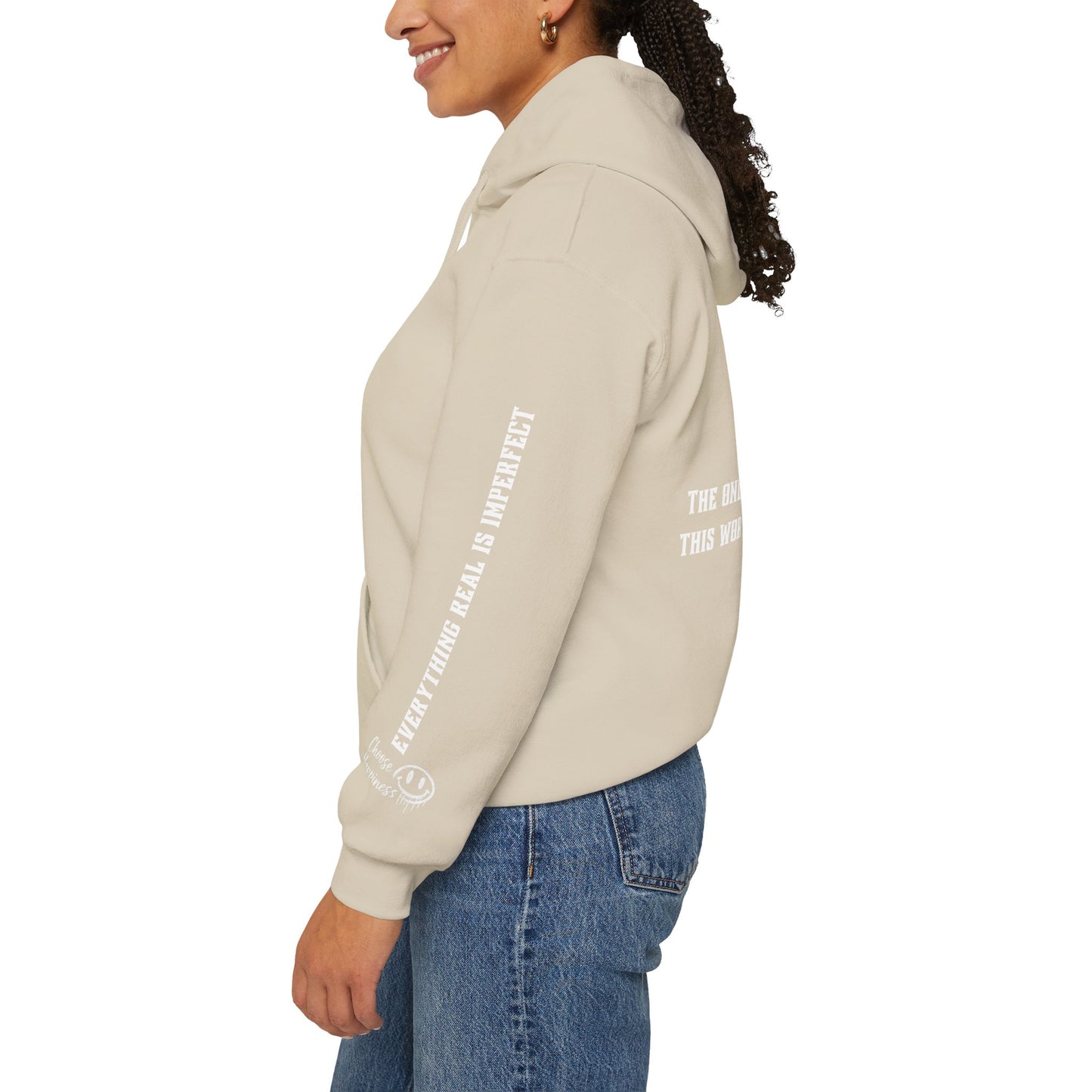 Perfect Imperfection smiley face Hoodie
