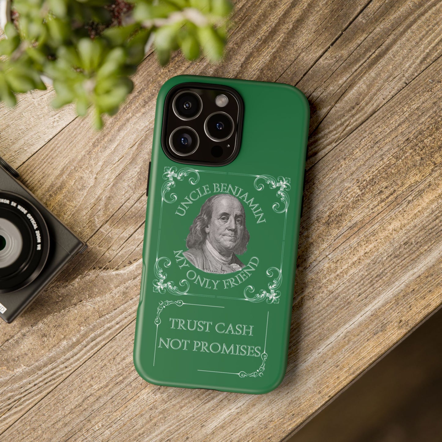 Uncle Benjamin Cash -Themed Phone Case | Tough Cases for Money Lovers.