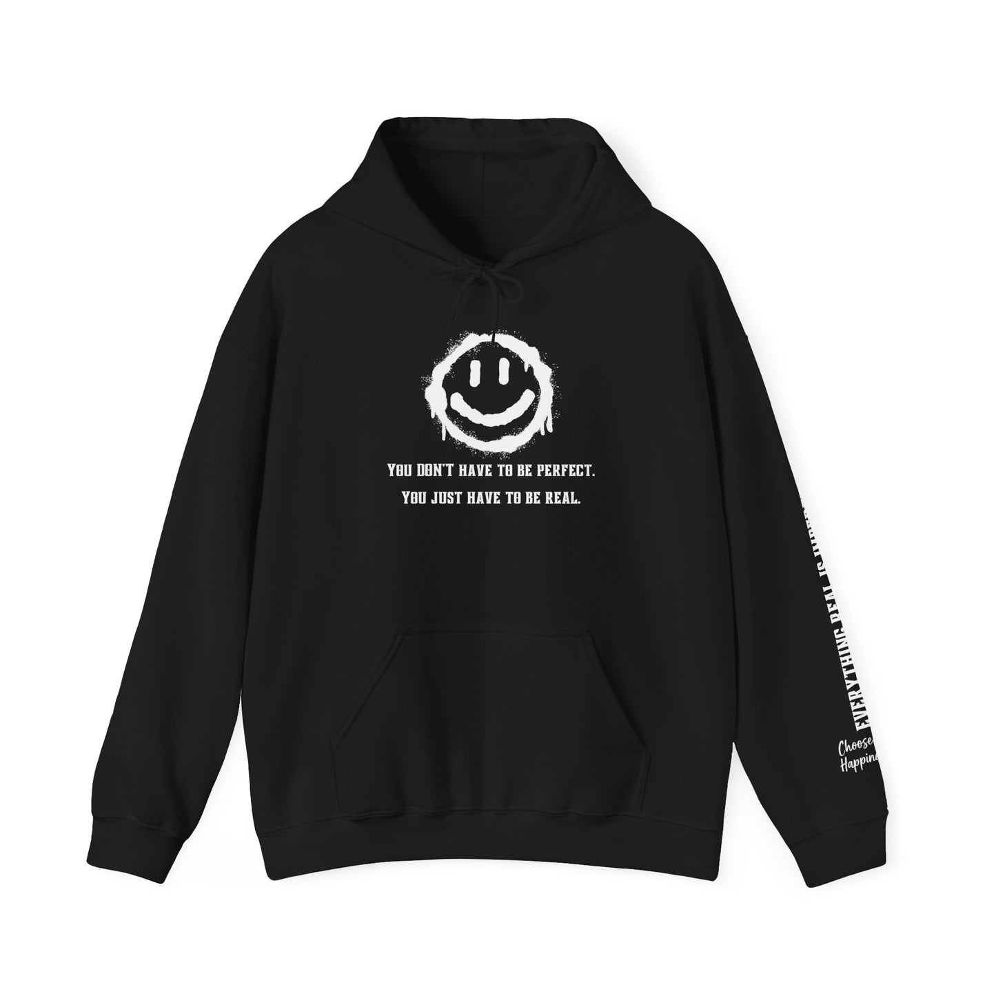 Perfect Imperfection smiley face Hoodie