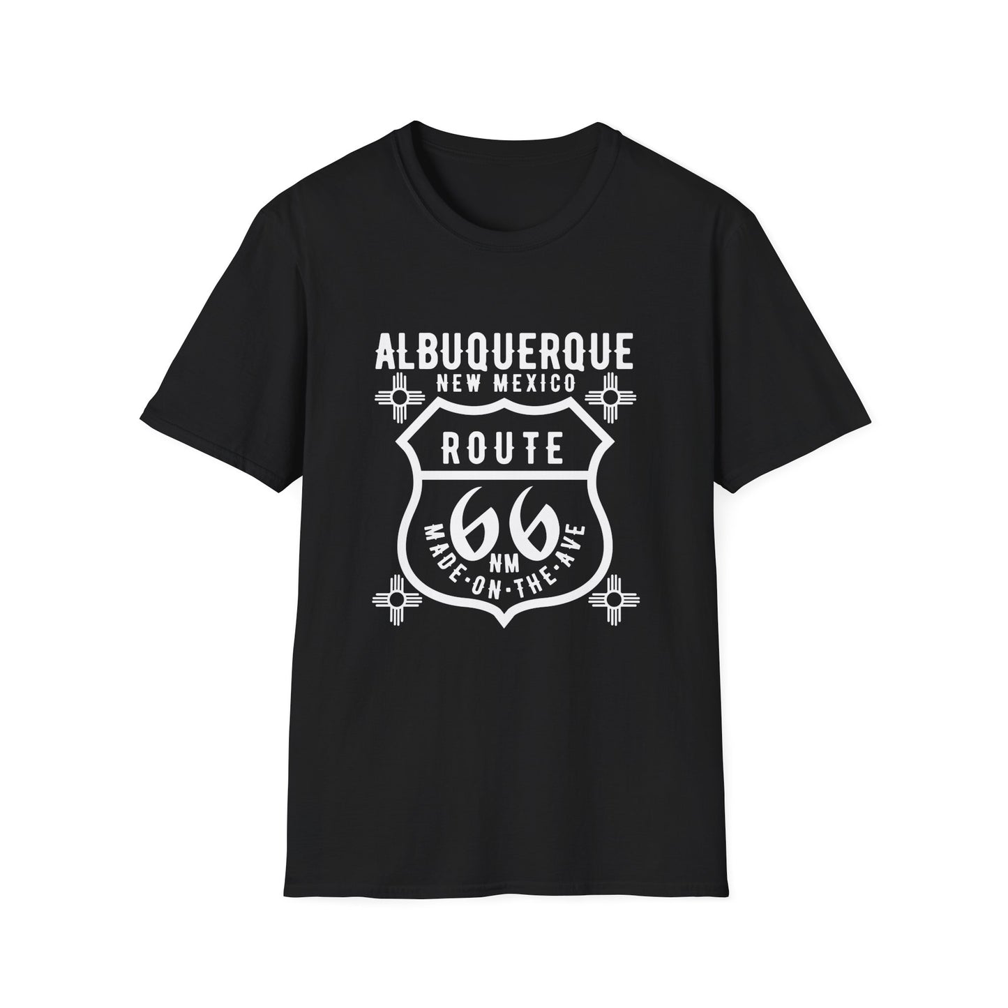 Route 66 Albuquerque New Mexico- Made on the 66 Ave T-Shirt |