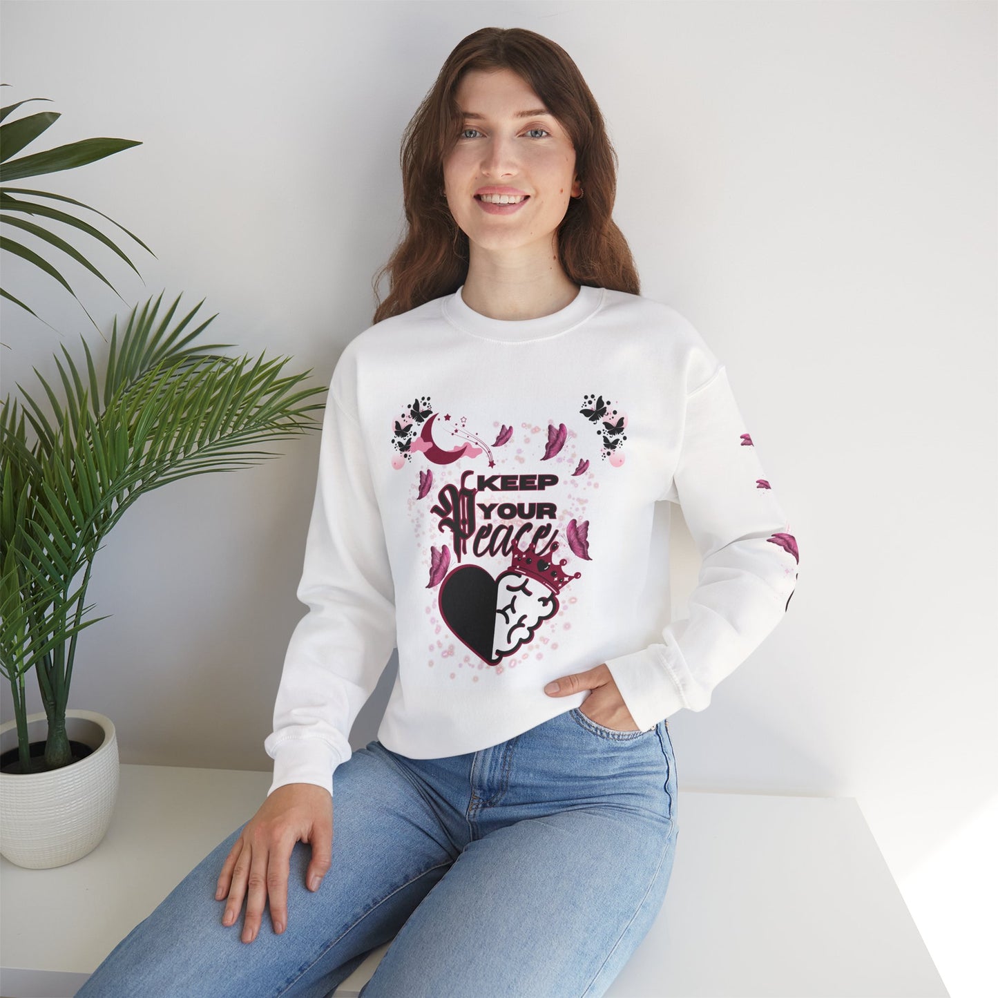 Keep Your Peace Crewneck Sweater.