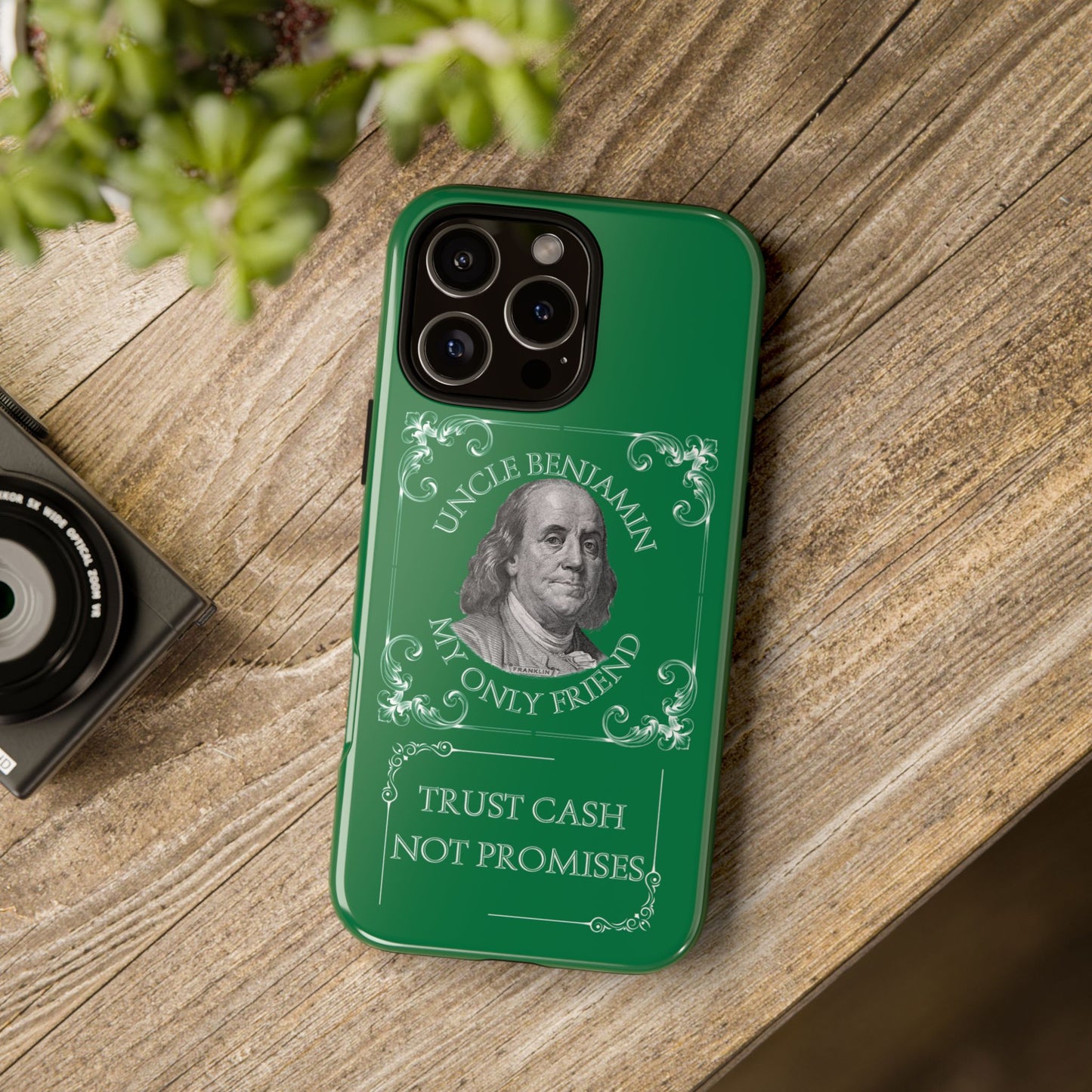 Uncle Benjamin Cash -Themed Phone Case | Tough Cases for Money Lovers.