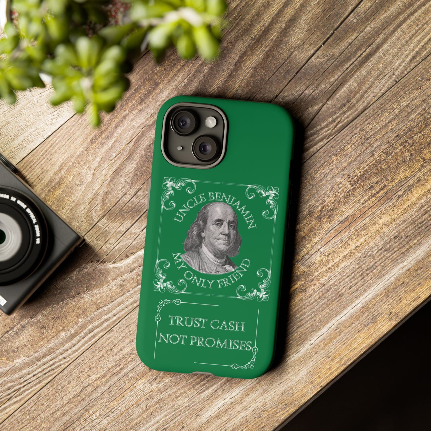 Uncle Benjamin Cash -Themed Phone Case | Tough Cases for Money Lovers.