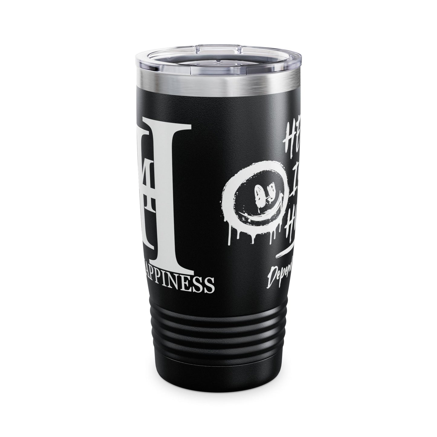 Black Ringneck Tumbler – “Healing Is the Hustle” | I'm My Happiness Collection