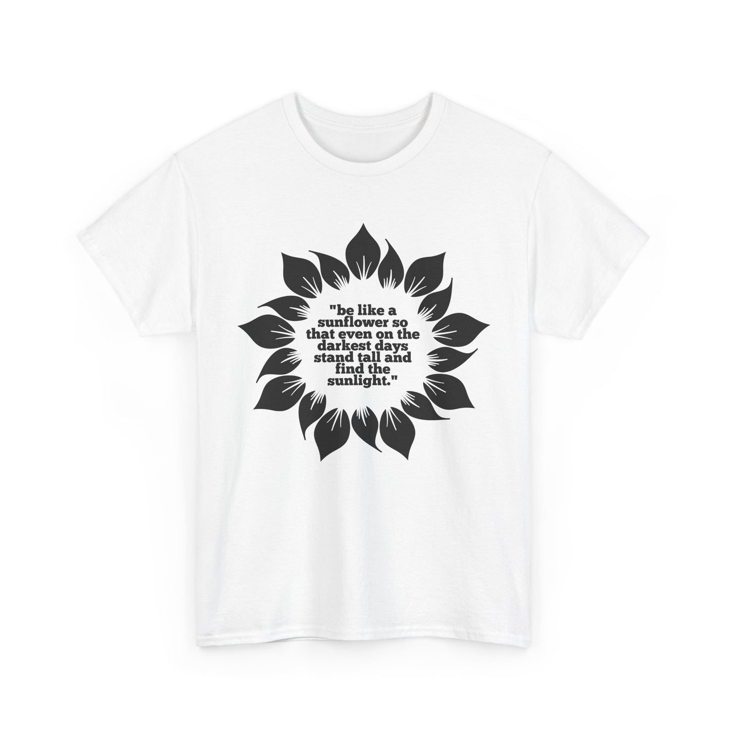 Sunflower tee. Stand tall.