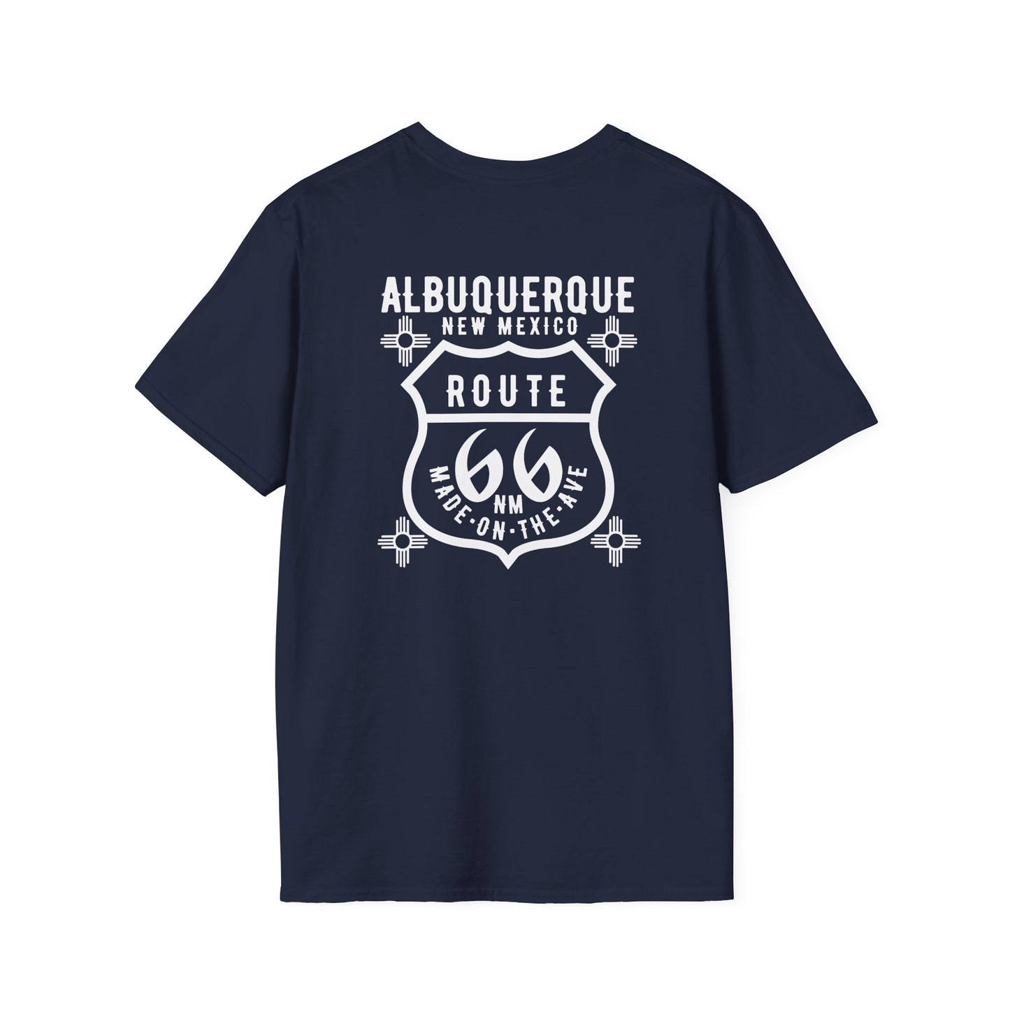 Route 66 Albuquerque New Mexico- Made on the 66 Ave T-Shirt |