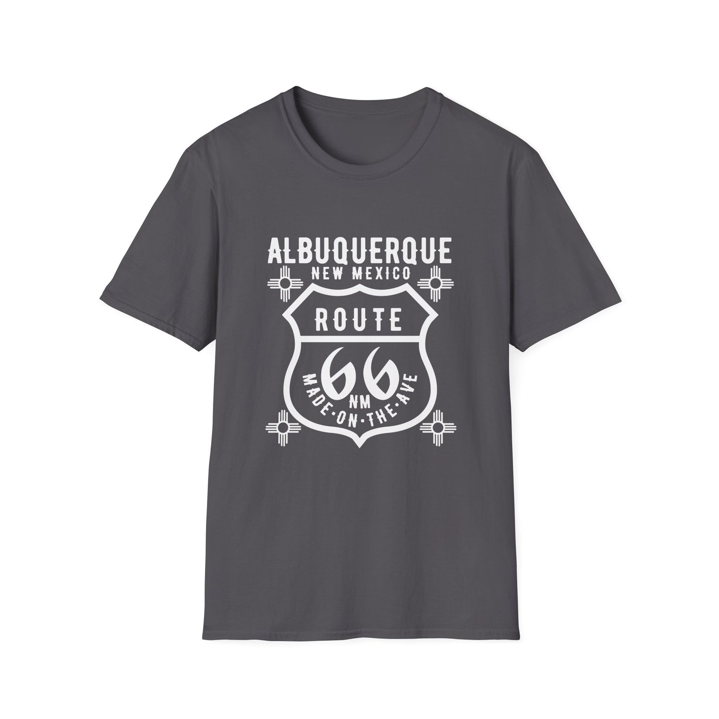 Route 66 Albuquerque New Mexico- Made on the 66 Ave T-Shirt |