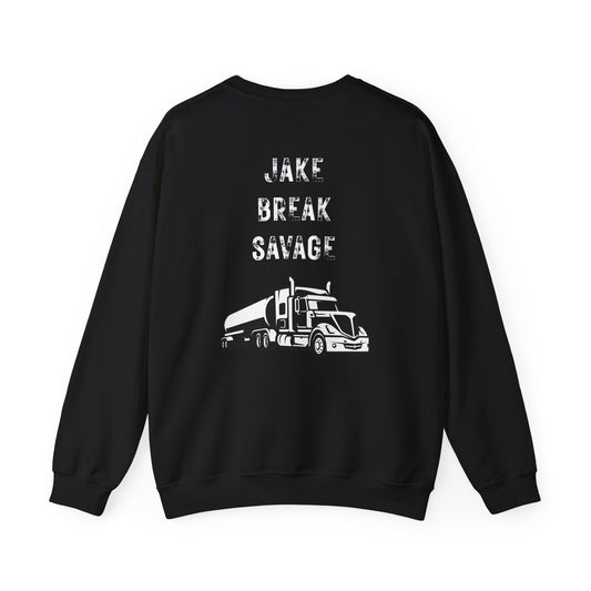 Jake Break Savage Crewneck – No Cruise. No Sleep. Just Grind.