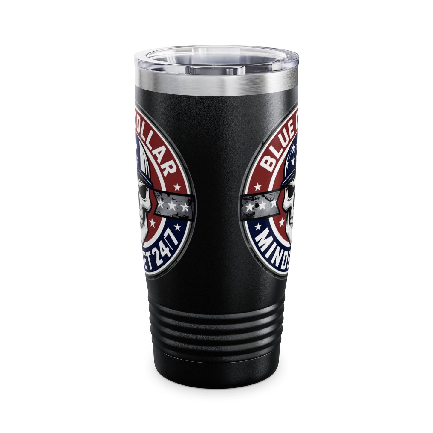 SHUT UP. GET IT DONE. – Blue Collar Mindset Tumbler | 20oz Stainless Steel Cup