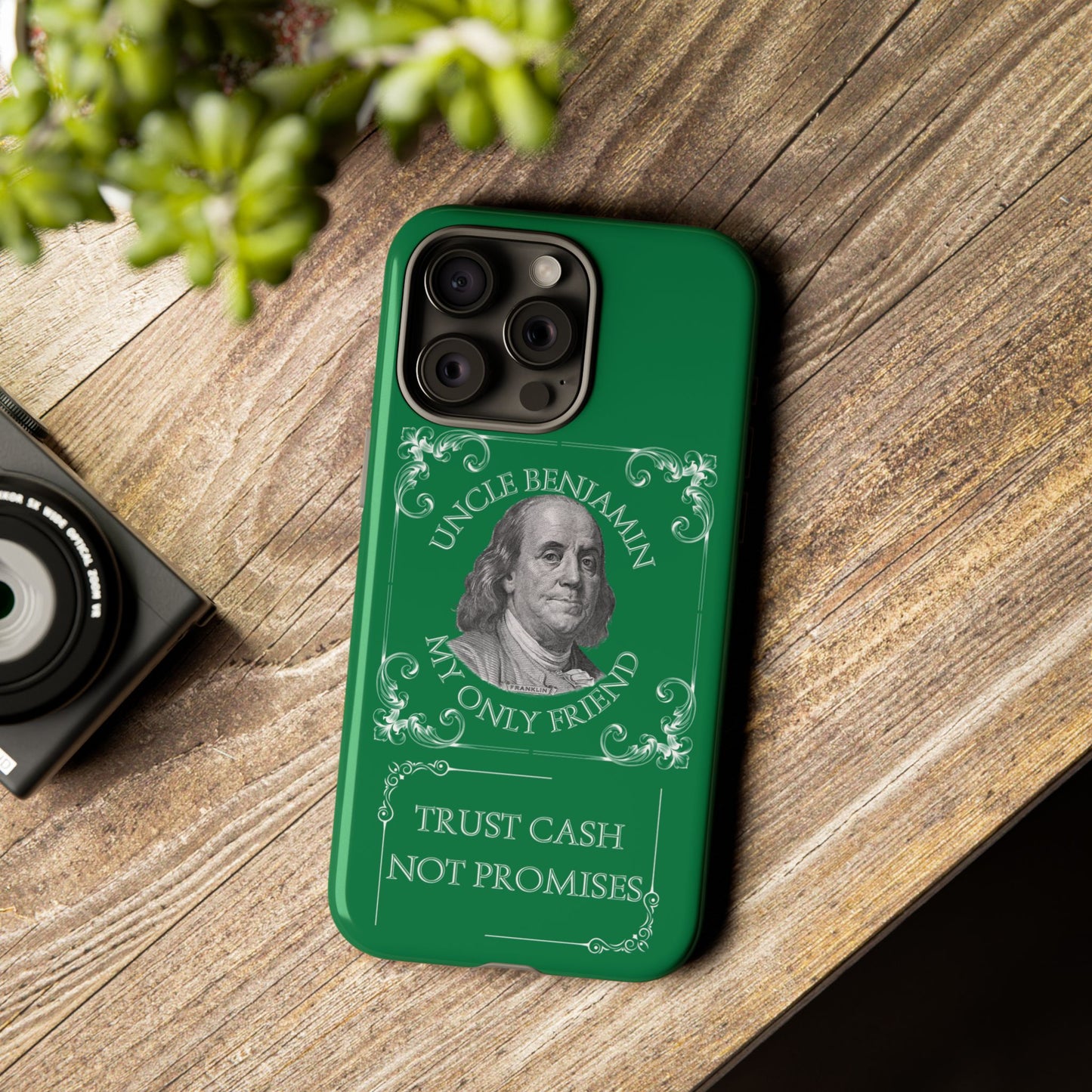Uncle Benjamin Cash -Themed Phone Case | Tough Cases for Money Lovers.