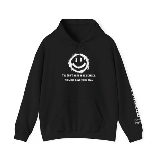 Perfect Imperfection smiley face Hoodie
