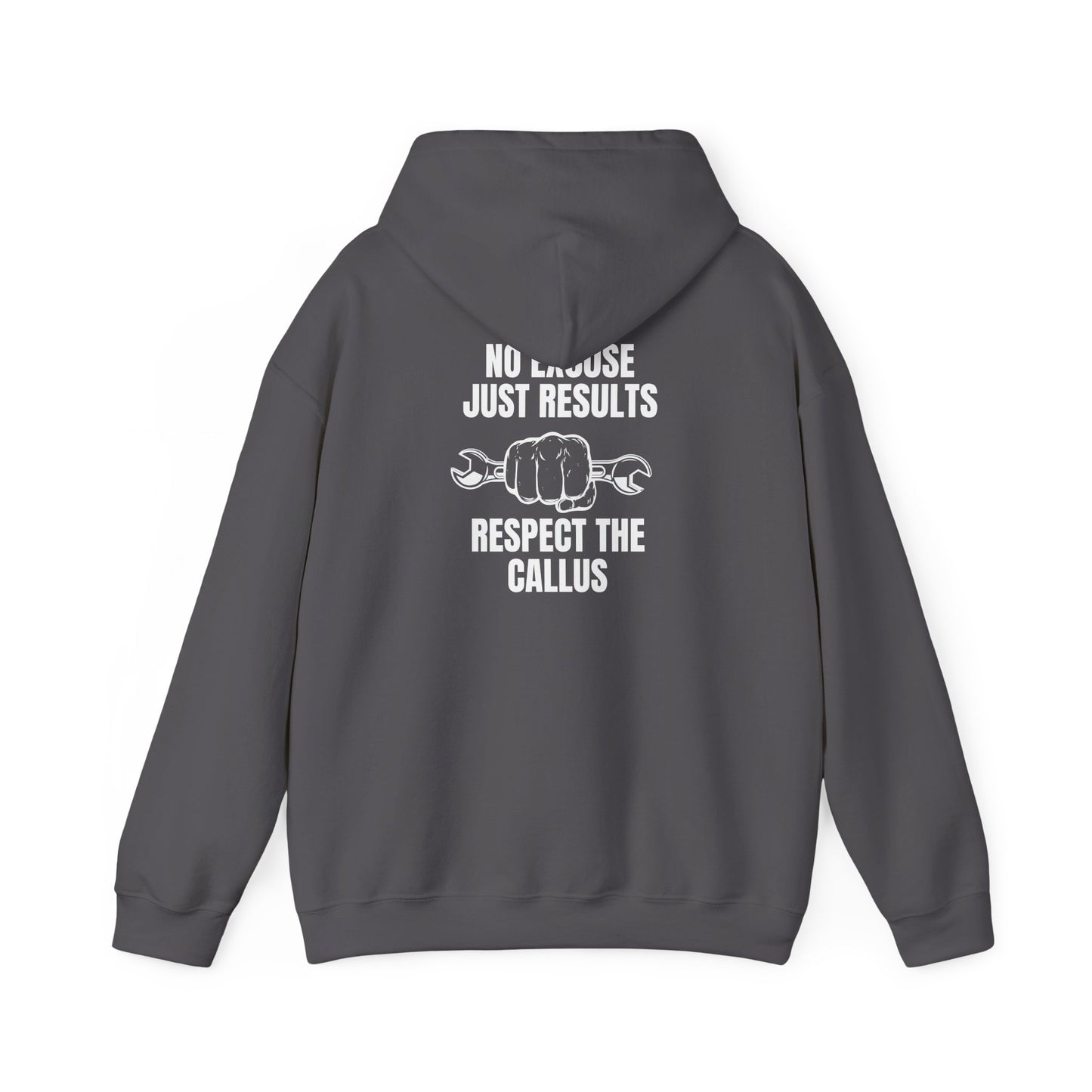 Blue Collar Mindset Hoodie-“No excuse. Just results. Respect the callus.”
