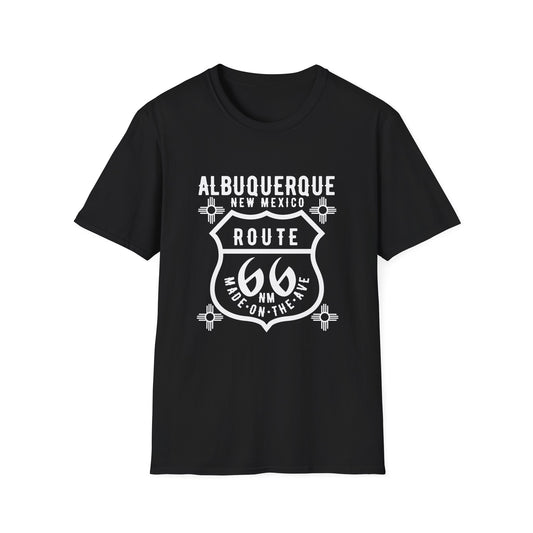 Route 66 Albuquerque New Mexico- Made on the 66 Ave T-Shirt |