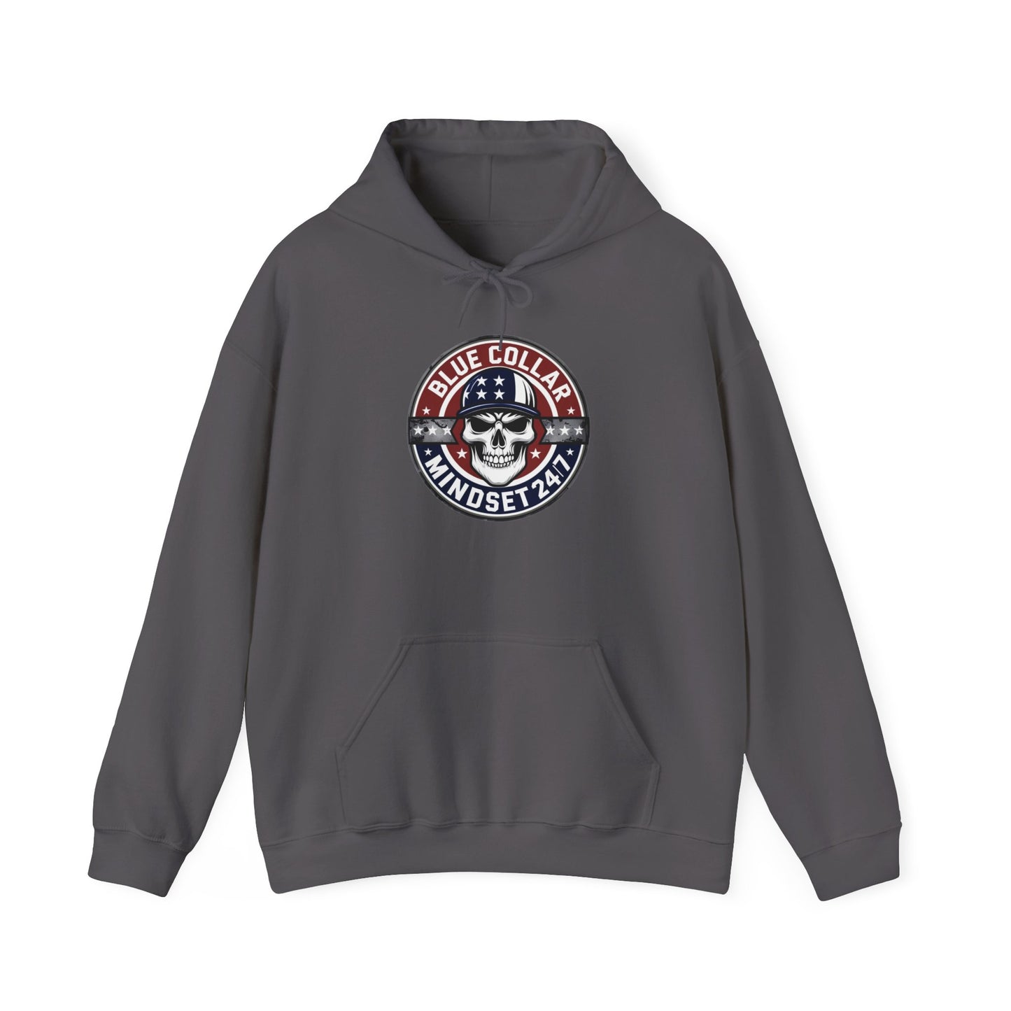 Blue Collar Mindset Hoodie-“No excuse. Just results. Respect the callus.”