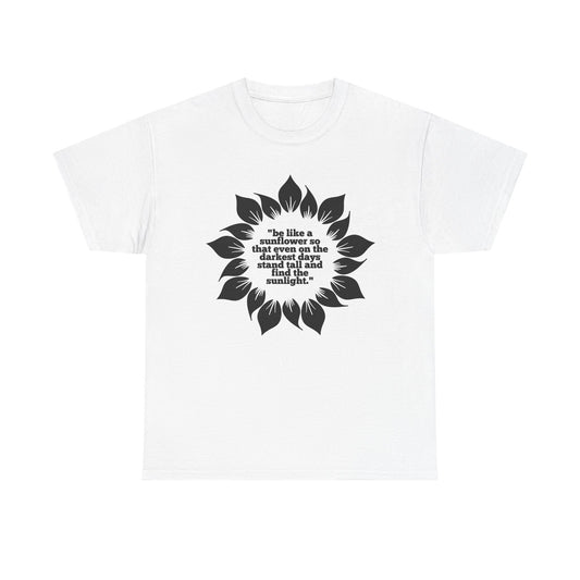 Sunflower tee. Stand tall.